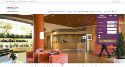Desktop Screenshot of mercurehotelparramatta.com.au